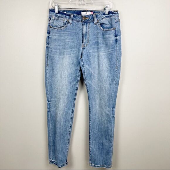 CAbi high straight 5309 light wash jeans - Picture 2 of 5